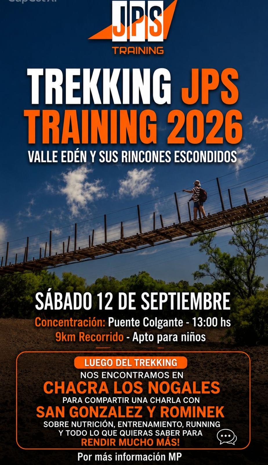 Afiche Oficial Trekking JPS 2026